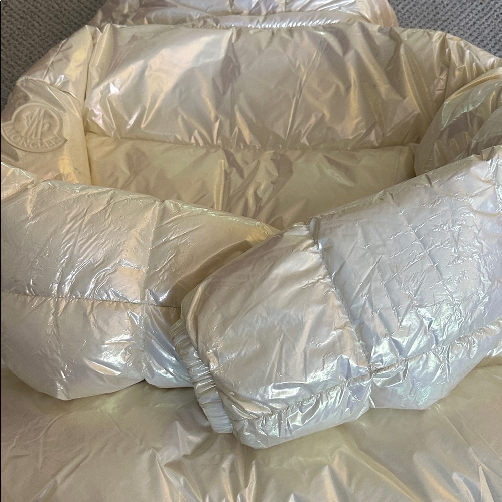 Moncler Iridescent Cream Puffer Jacket - Picture 11 of 17